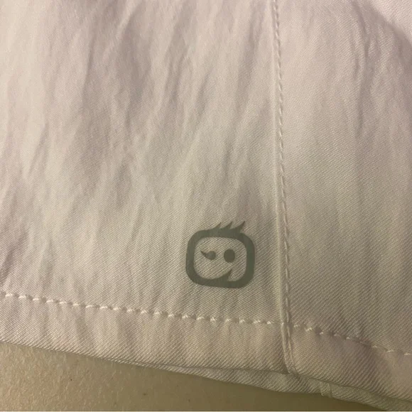 Four-Stretch White Scrub Top GUC M - Picture 6 of 7